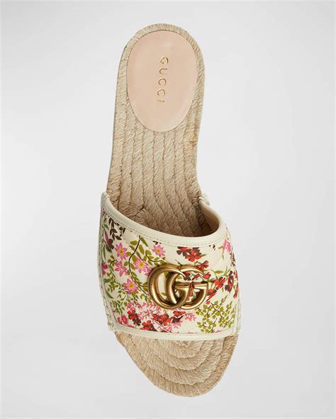 espadrille gucci sandals women|gucci pilar espadrille flat.